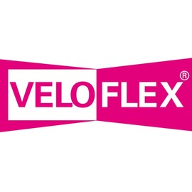 VELOFLEX 5420050 - Gästebuch Classic mit Prägung Gäste, 144 Seiten weißes blanko Papier, 205 x 240 mm, blau