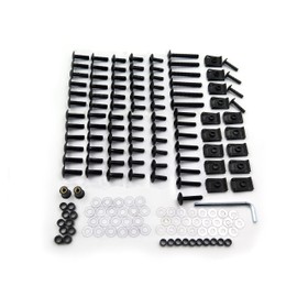 SMT-Complete Fairing Bolts Screws Fasteners Kit Compatible With Suzuki hayabusa GSXR1300 Black [B00RUE0MWA]