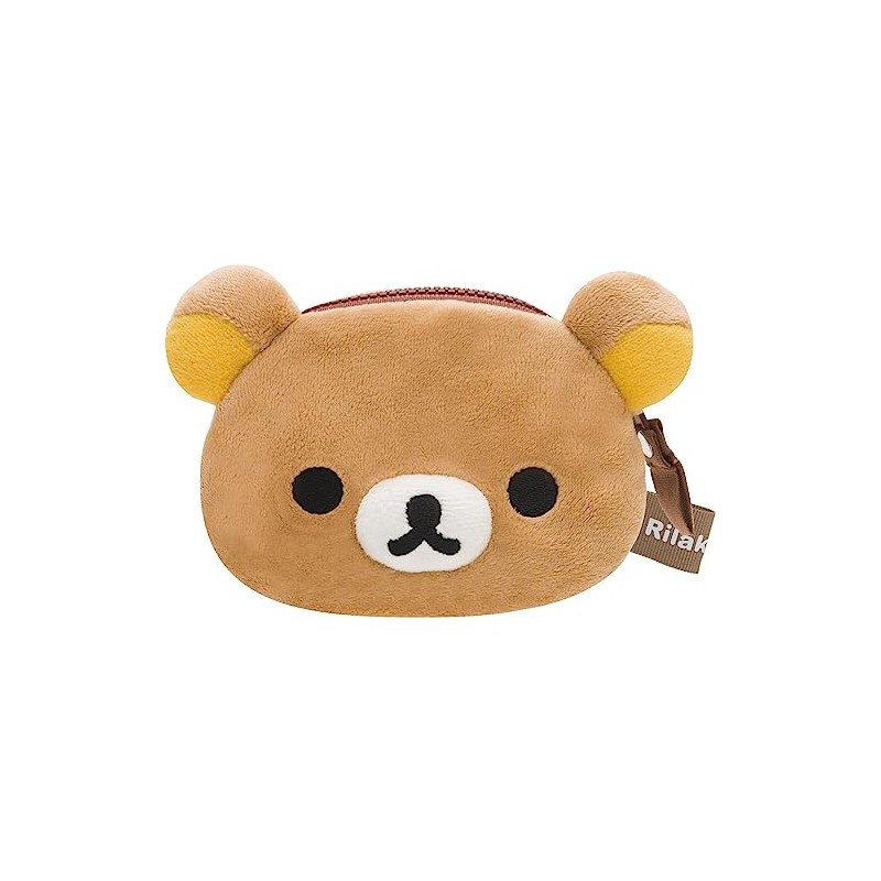 San-X Rilakkuma CK69301 Plush Coin Case H3.9 x W5.5 x