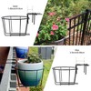 TQVAI 10 Inch Railing Planter - Fit for 1.5 to