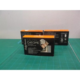 Sally Hansen (3) Sally Hansen Salon Chrome 5Piece Gel Nail Polish Kit Gunmetal Gris Metallise