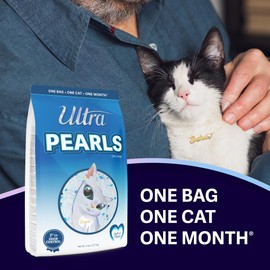 Ultra Pearls Premium Cat Litter - 99.9% Dust Free, Low Tracking, Soft on Paws, Fragrance Free - 15 Lbs. Total (3pk of 5 Lbs.)