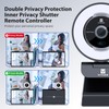 Vitade Zoomable Webcam with Remote Control, 1080P 60FPS Streaming with