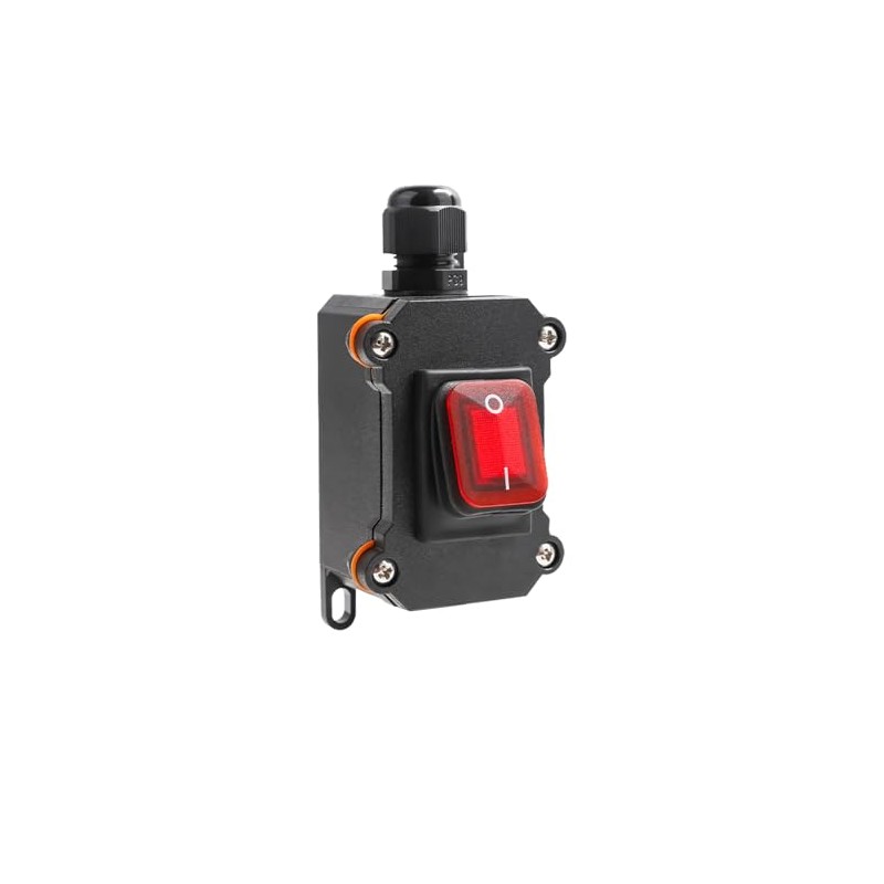Inline Cord Switch IP67 Waterproof, Outdoor ON/Off Toggle Switch DC