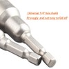 Saipor 5 Pieces 1/4 Inch Hex Shank Socket Wrench Set
