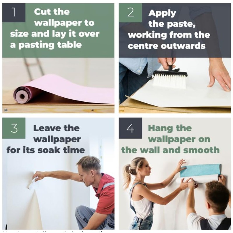 Heavy-Duty Professional Wallpaper Paste Brush, Wallpaper Types, Fast Efficient Smoothing