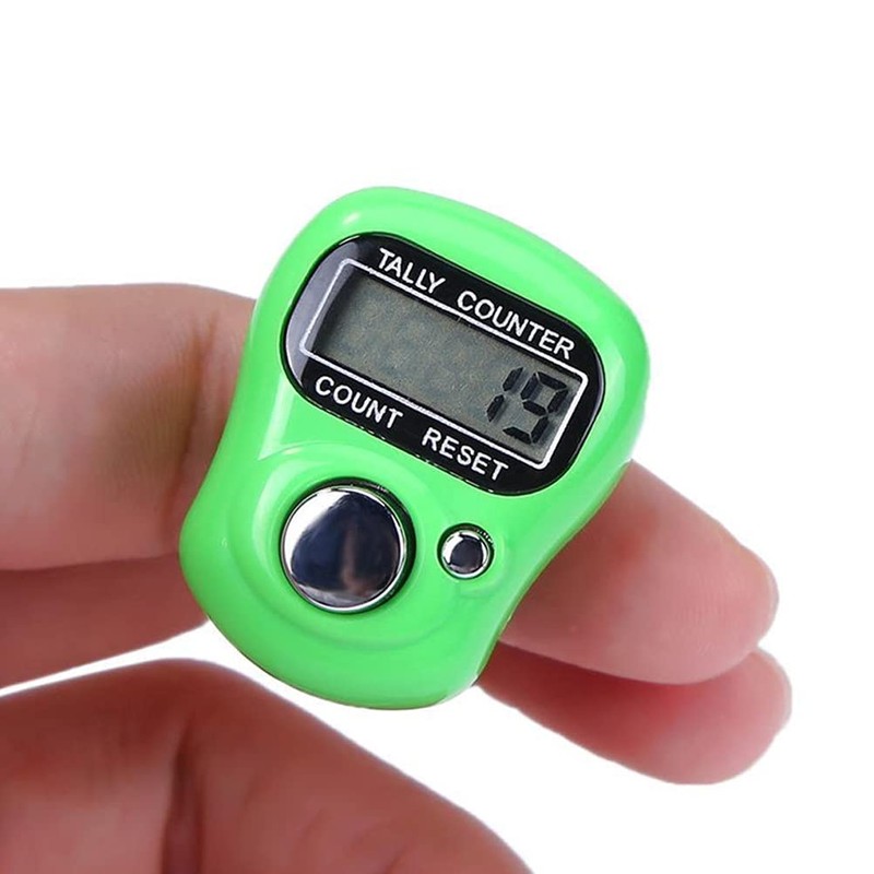 ASDSH Small Number Counter Finger Counter Digital LED Mini Resettable