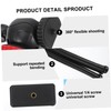 KOMBIUDA Adjustable Phone Tripod with Clip Versatile Tabletop Tripod for
