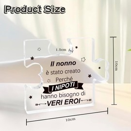 Grandad Grandad Birthday Gifts for Grandad Gifts Fathers Day Grandad Gifts for Grandad Acrylic Great Grandad Gifts for Grandad Gifts from Grandchildren Cadeau PAPY Cadeau Grand Pere ornements PAPY