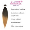 ShowJarlly Braid Pre Stretched Braiding Hair Yaki Braid Professional Hair