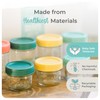 Mason Bottle 4oz Breast Milk Storage Jars (12-Pack) – Reusable