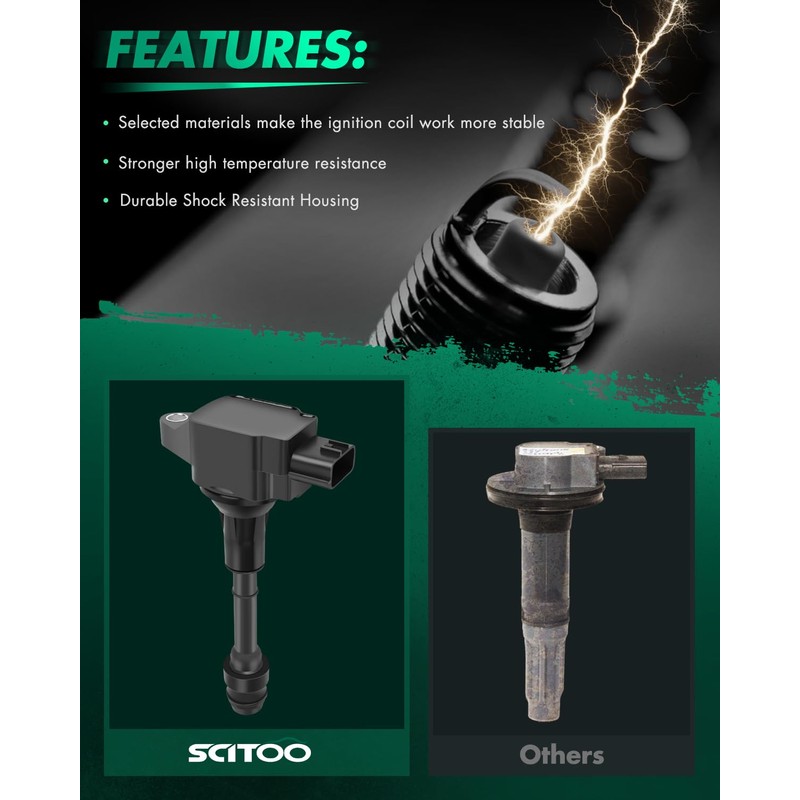 SCITOO Automotive Replacement Ignition Coil Pack for Armada 5.6 L