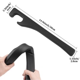 2 Pack Car Seat Gap Filler, Universal Fit Car Seat Gap Plug to Fill The Gap Between Seat and Console, Car SUV Truck Accessories Interior Fit Organizer Stop Cellphone Wallet Keys Coins from Dropping