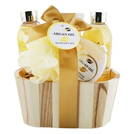 Bois Gift Box for Women Beauty Box Argan Oil Gift Women Original Gift Idea Women Beauty Care and Feel-good Basket Wellness Set for Women