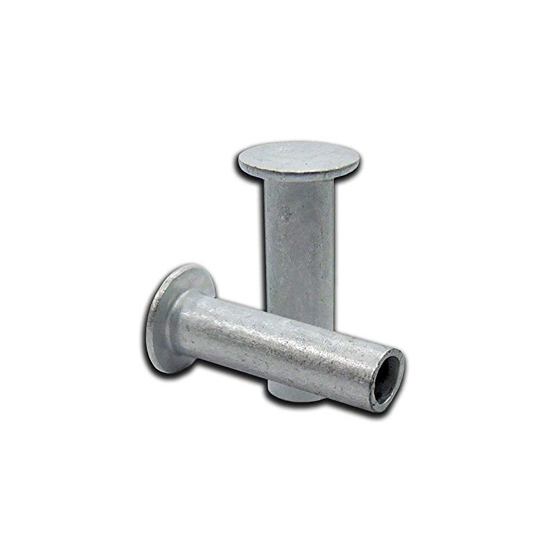 Tubular Rivets Aluminum Rivets Oval Head Fasteners 100 Pcs 3/32"X3/16"