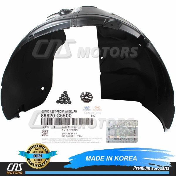 Kia GENUINE Fender Liner FRONT RIGHT PASSENGER for 2019-20 Kia