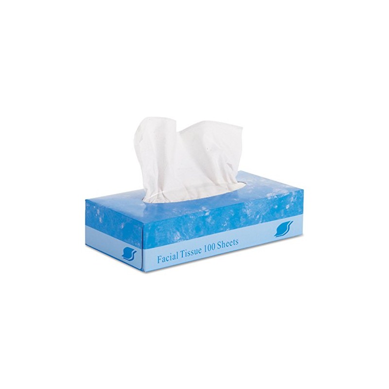 GEN 6501 Facial Tissue, Flat Box, 2-Ply, 8" x 8.3",