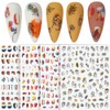 DZHILHMX Nail Stickers - 3D Self Adhesive, Graffiti, Funny, Abstract,