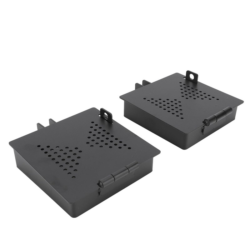 Square RV Bumper End Cap, Carbon Steel Prevents Hose Falling,