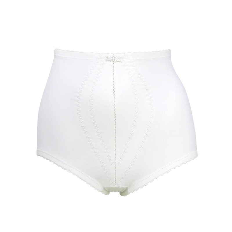 Playtex Womens I Can't Believe It's Girdle Brief Shapewear, White,