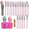 BS-MALL Set De Brochas De Maquillaje De 21 Piezas Con