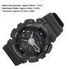 Students Electronic Watch Waterproof EL Light Dual Time Modes Digital