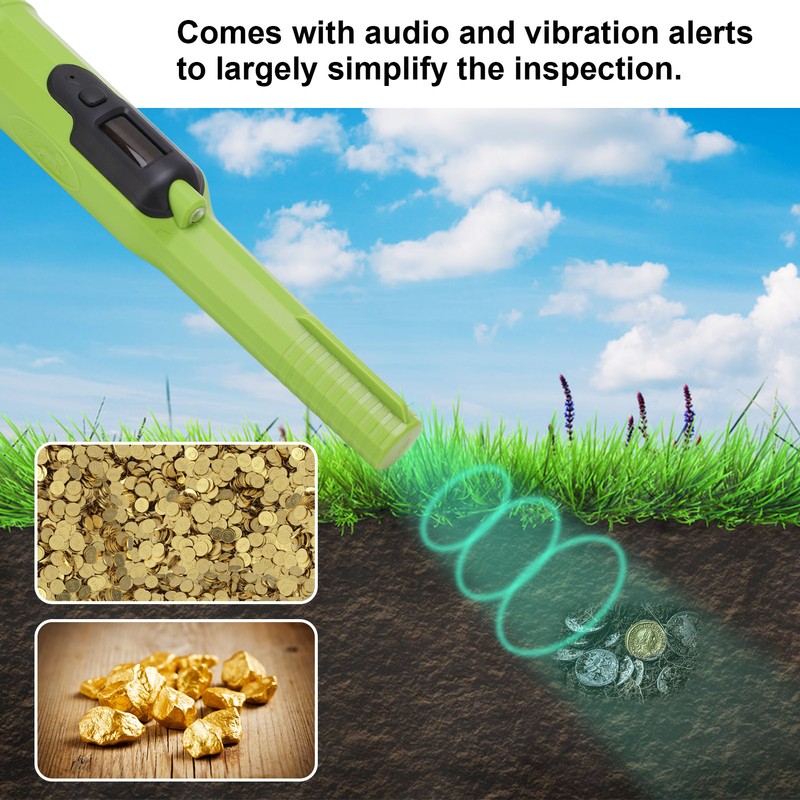 Metal Detector Handheld Waterproof Pinpointer Probe High Accuracy for Indoor