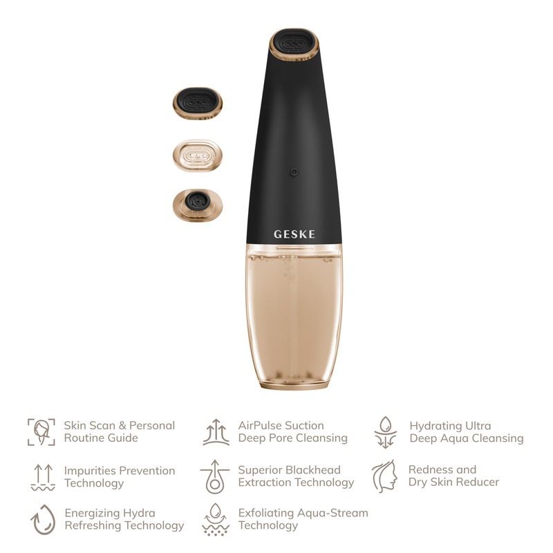 GESKE SmartAppGuided™ Aqua-Stream Face Cleanser | 8 in 1 |