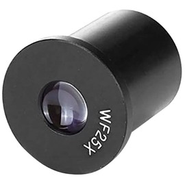 Jpdisdd Eyepiece for biological microscope WF25X installation size 23.2 mm eyepiece field of view 9 mm