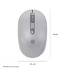 TECHZONE Mouse Inalámbrico con Click Silencioso 4 Botones Tecnología USB