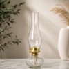 GXFCCYXT 3 Inch by 10 Inch Clear Oil Lamp Chimney