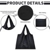 YCHYAN Pack of 2 Black Foldable Bags 50 x 40