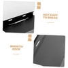 Operitacx 12pcs A4 Transparent 2 Hole Plastic File Folders Reusable