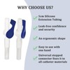 Urinary Drainage Bag Valve with Easy Lever Handle Secure Connection