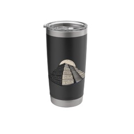Lunar Pyramid Celestial Art Design Stainless Steel Insulated Tumbler
