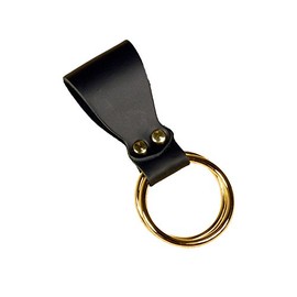 Large Renaissance Skirt Hikes Top Grain Black Leather SCA 48-2613 (Brass)