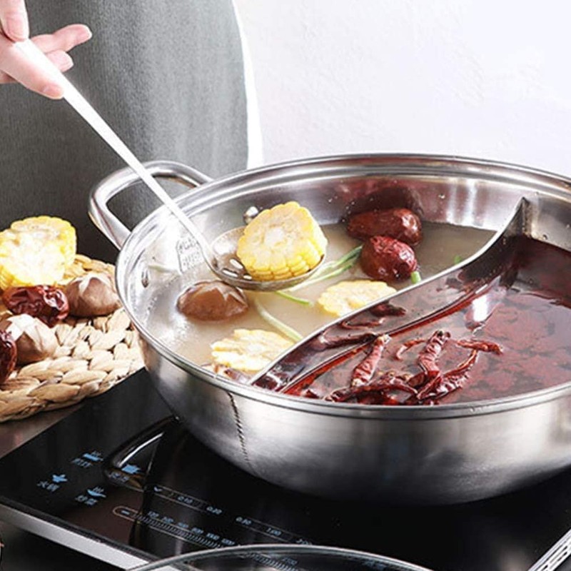 LP Living Plus Dual Sided Stainless Steel Shabu Shabu Hot