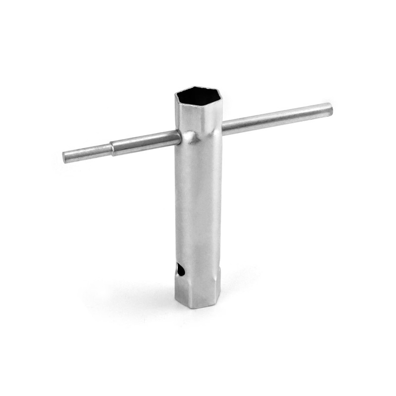 QWORK 10-piece tubular socket spanner set, socket wrench, spark plug