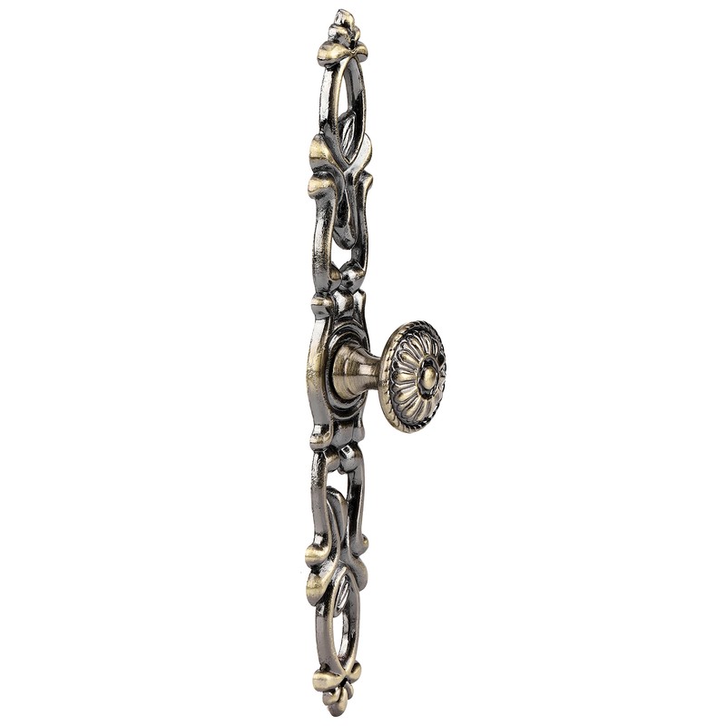 4 Sets Bronze Round Handles Cabinet Single Hole Pulls Furniture