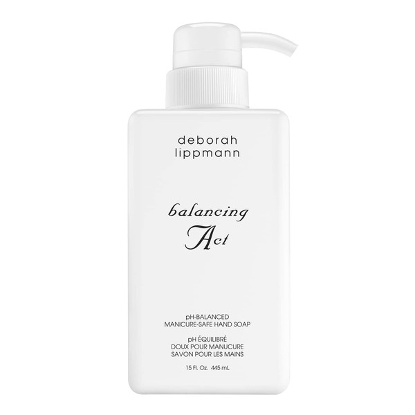 Deborah Lippmann | Balancing Act Liquid Hand Soap | PH-Balanced Manicure Safe | Vegan formula., 1 ct.