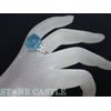 [Distributed in Stone Center] ☆ High Quality ☆] [Ring Aquamarine