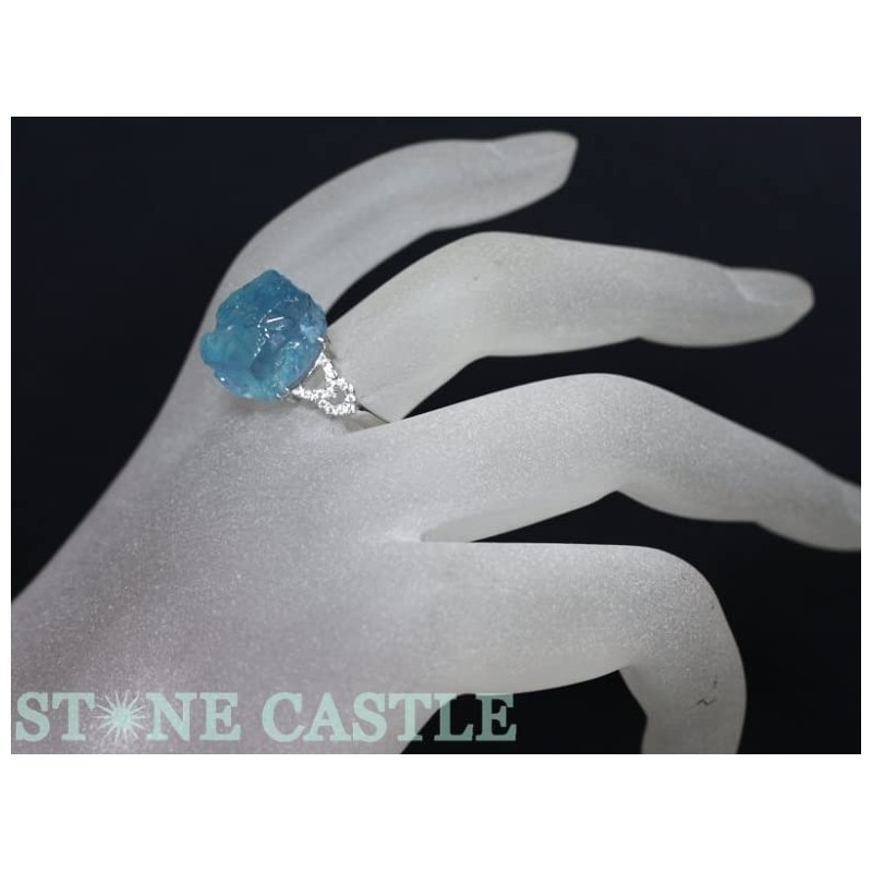 [Distributed in Stone Center] ☆ High Quality ☆] [Ring Aquamarine