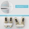 Yocice Wall Mounted Shoes Rack 4Pack with Sticky Hanging Strips,