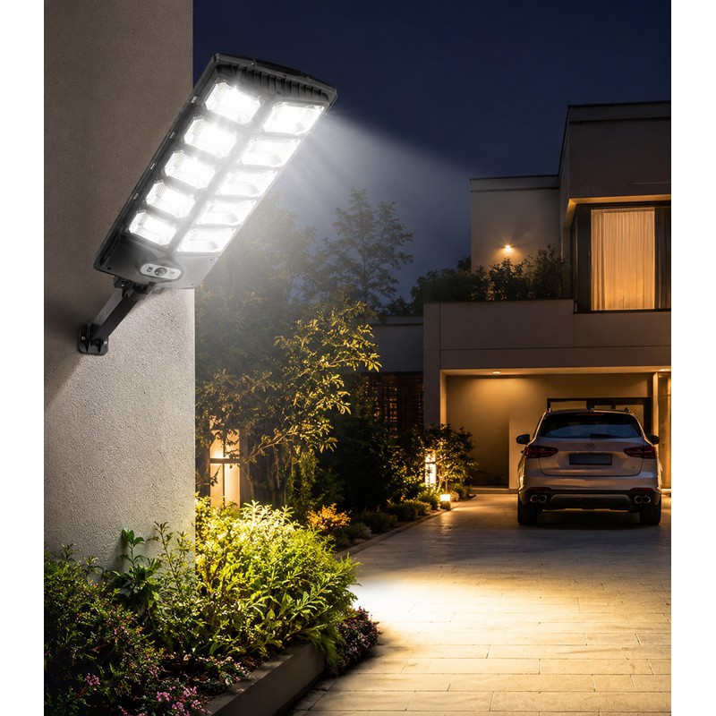 Solar Motion Sensor LED Outdoor Light for Home Security –