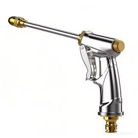 Adjustable High Pressure Garden Hose Nozzle Spray Gun for Watering Plants & Car Washing – Heavy Duty Metal Design with Multiple Spray Modes