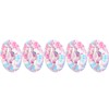 5PCS Round Hand Grip Ring Printed Silicone Fidget Toy Finger