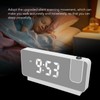 Projection Alarm Clock, 7.3 inch Digital Clock with 180°Projector, USB