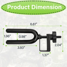 Dimakung Bow Holder for Summit Tree Stands, Adjustable Universal Hunting Bow Holder Fits for Most Climbing Tree Stands, Ladders or Climbers' Tree Stands, Outdoor Hunting, Archery, Etc
