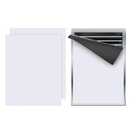 PATIKIL 12"x9.5" Magnetic Vent Cover, 2 Pack Floor Wall Air Registers Cover High Strength Magnetic Vent Blocker for Home RV HVAC Fireplace Furnace, White