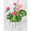 Urier 17" Artificial Flower Water Lily,Water Lily Plants for Ponds